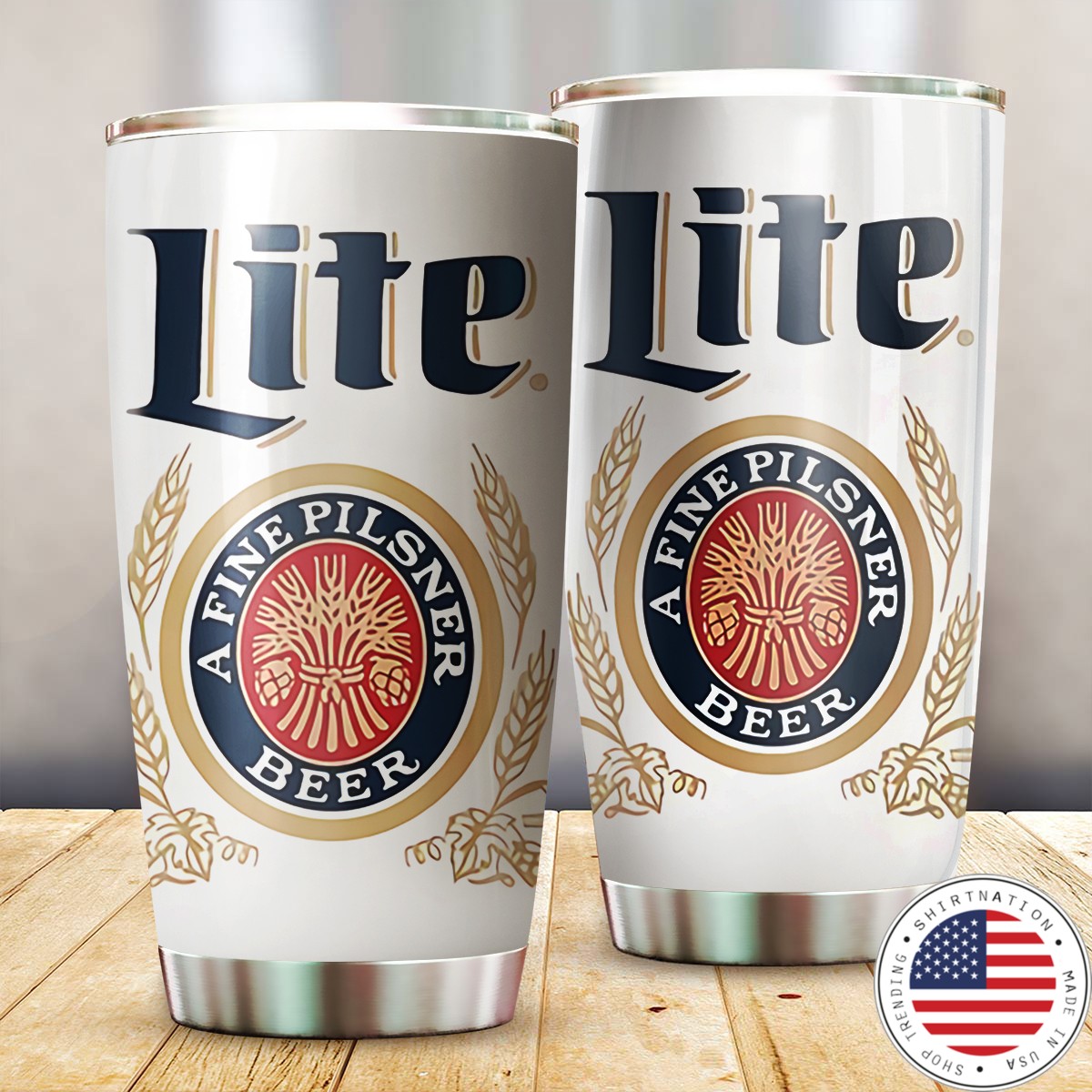 Miller Lite Beer tumbler as