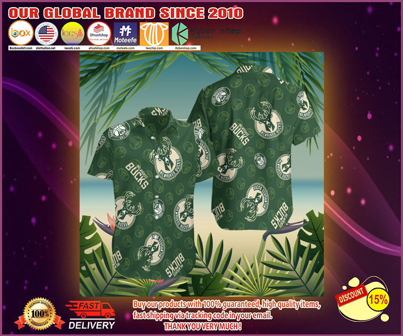 Milwaukee Bucks hawaiian shirt