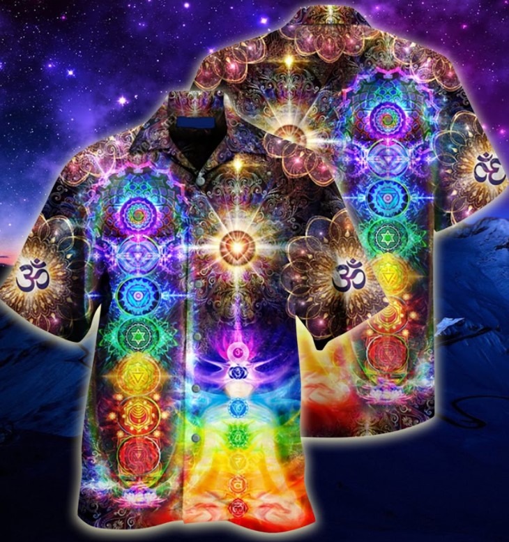 Mind and soul in a harmony chakra hawaiian