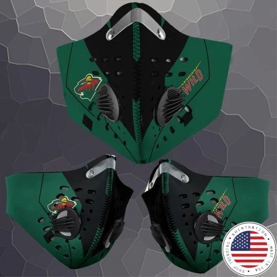 Minnesota Wild face mask