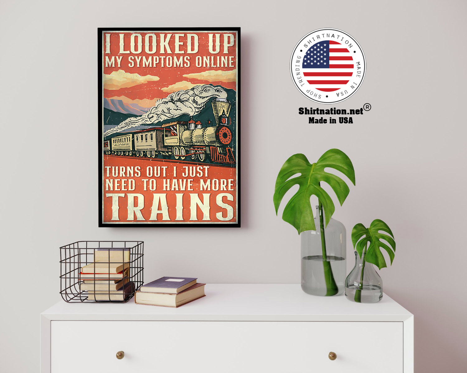 Model railroad looked up my symptoms online poster 14