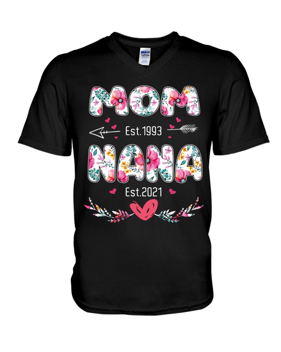 Mom est.1993 NaNa Est.2021 Shirt3