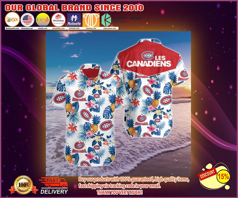 Montreal Canadiens hawaiian shirt