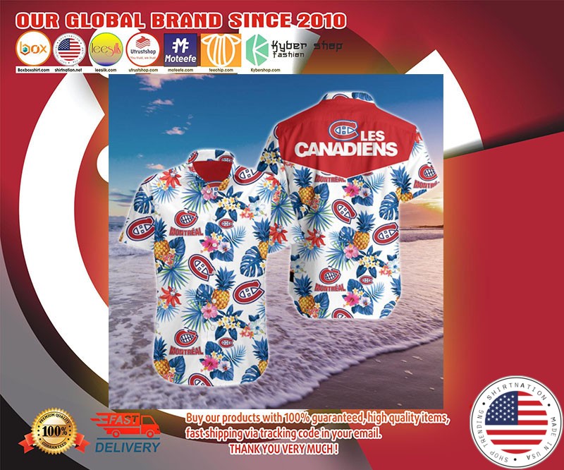 Montreal Canadiens hawaiian shirt
