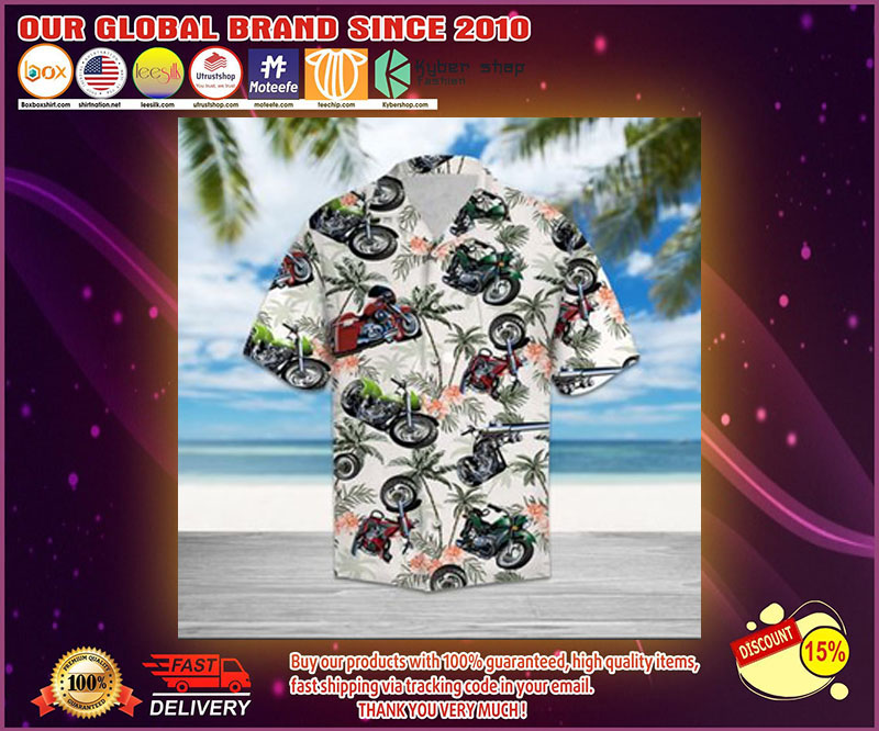 Motorbike hawaiian shirt