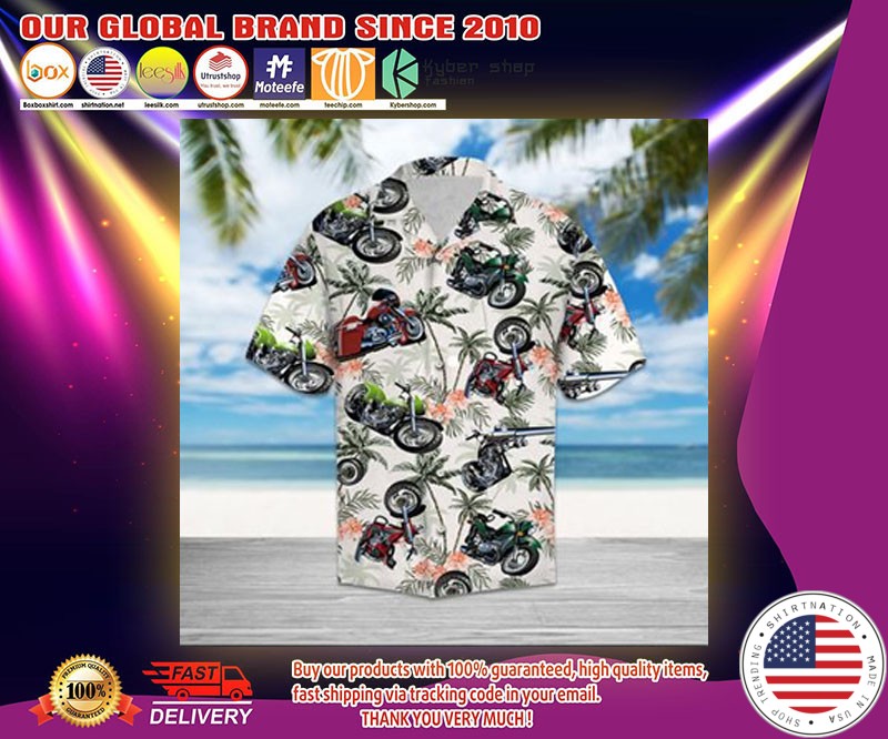 Motorbike hawaiian shirt