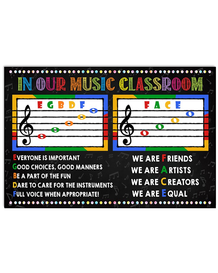 Music in our music classroom poster