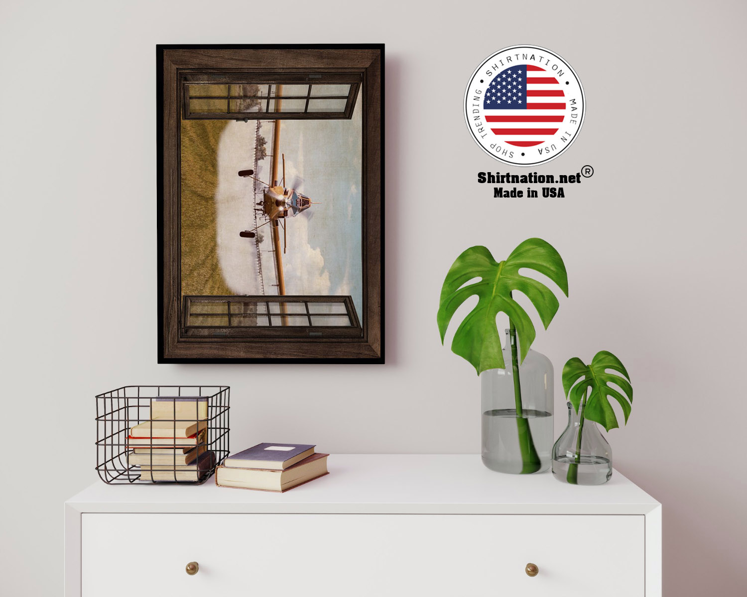 Agricultural Aircraft Window View poster 14