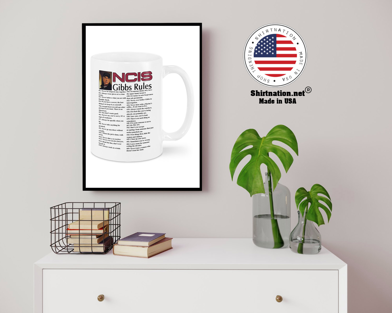 NCIS gibbs rules mug 14