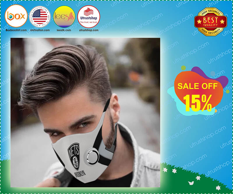 Nets brooklyn filter face mask