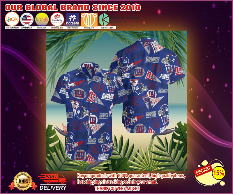 New York Giants hawaiian shirt