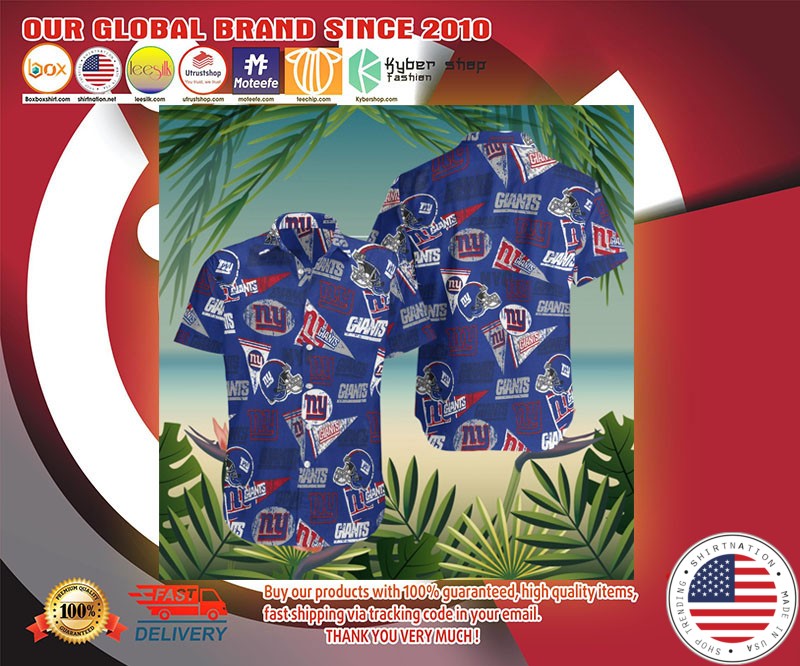 New York Giants hawaiian shirt