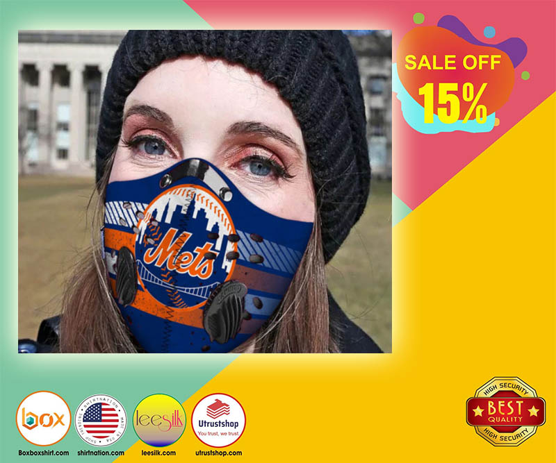 New York Mets filter face mask