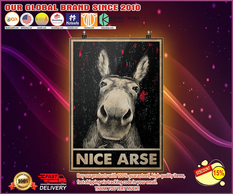 Nice arse donkey poster