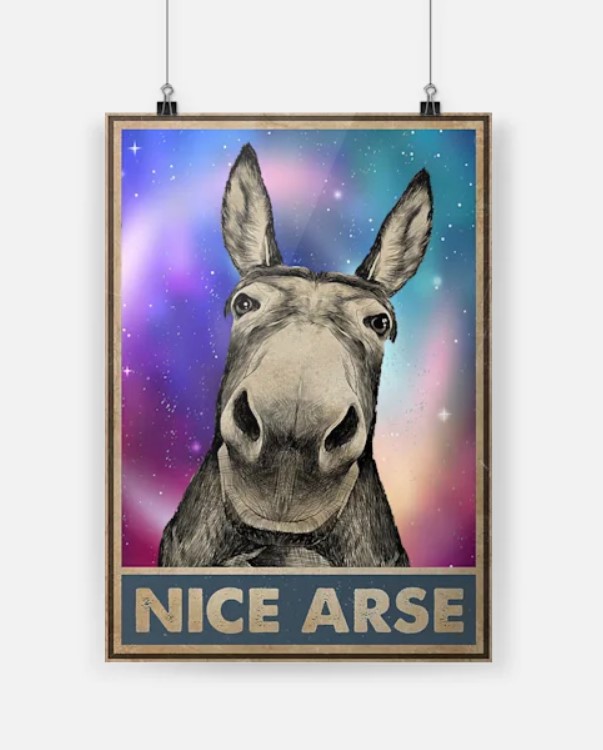 Donkey donkey nice arse poster