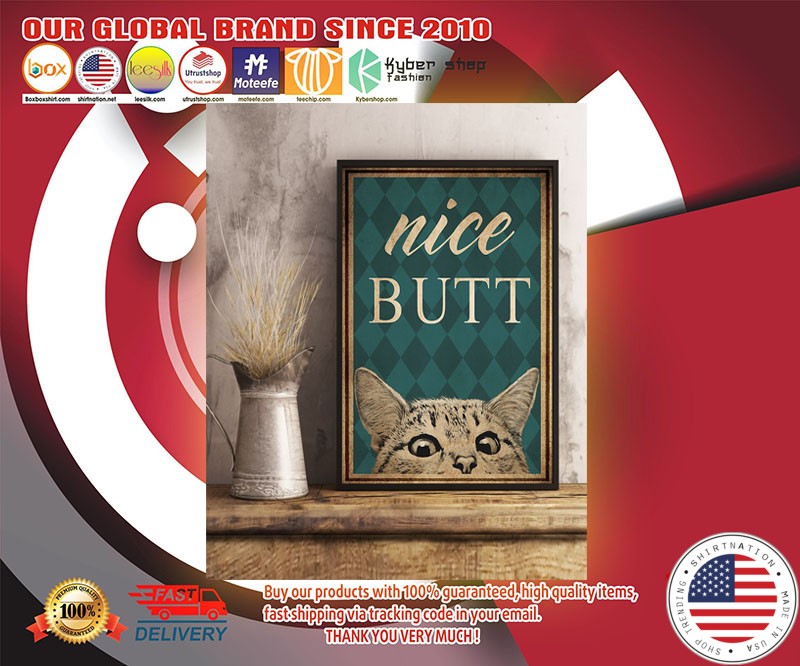 Nice butt Cat poster