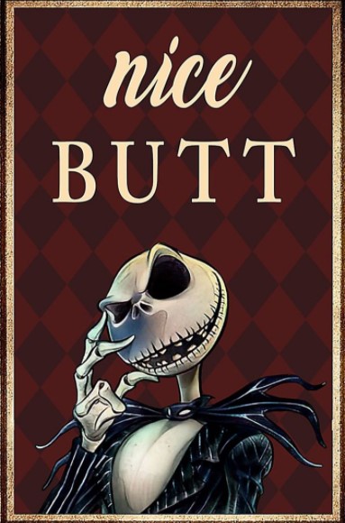 Nice butt Jack Skellington poster