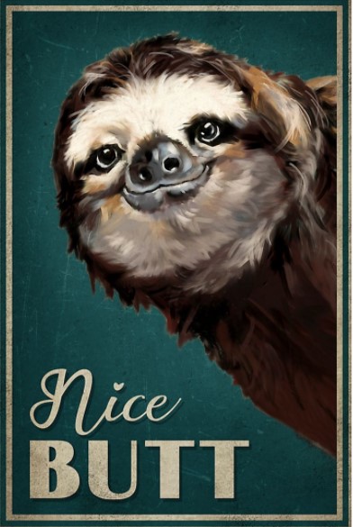 Nice butt poster