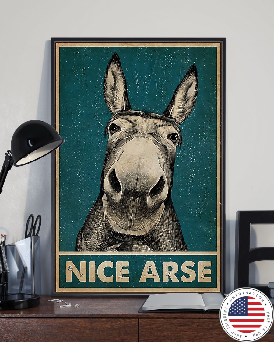 Nice donkey arse poster