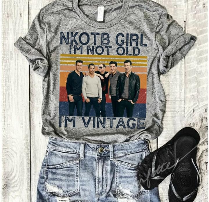 Nkotb girl i'm not old i'm vintage shirt