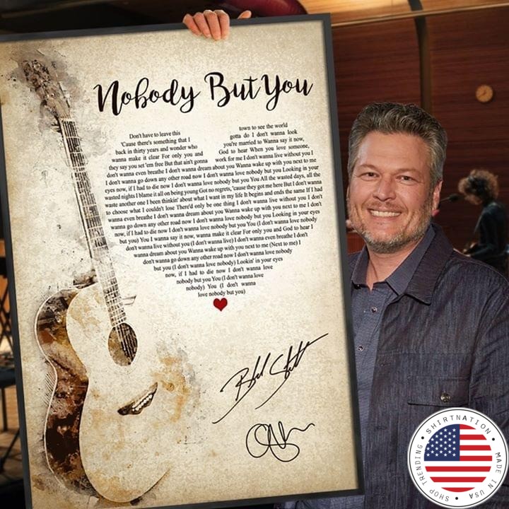 Nobody but you lyrics poster