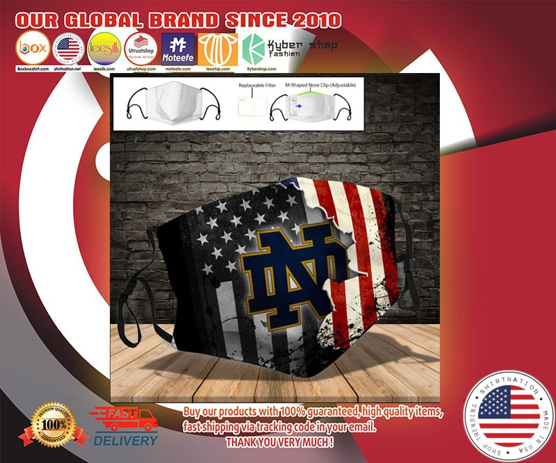 Notre Dame Fighting face mask