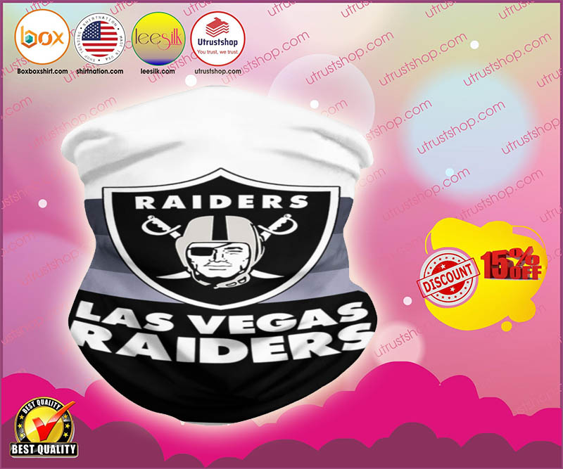 Oakland Raiders bandana neck gaiter