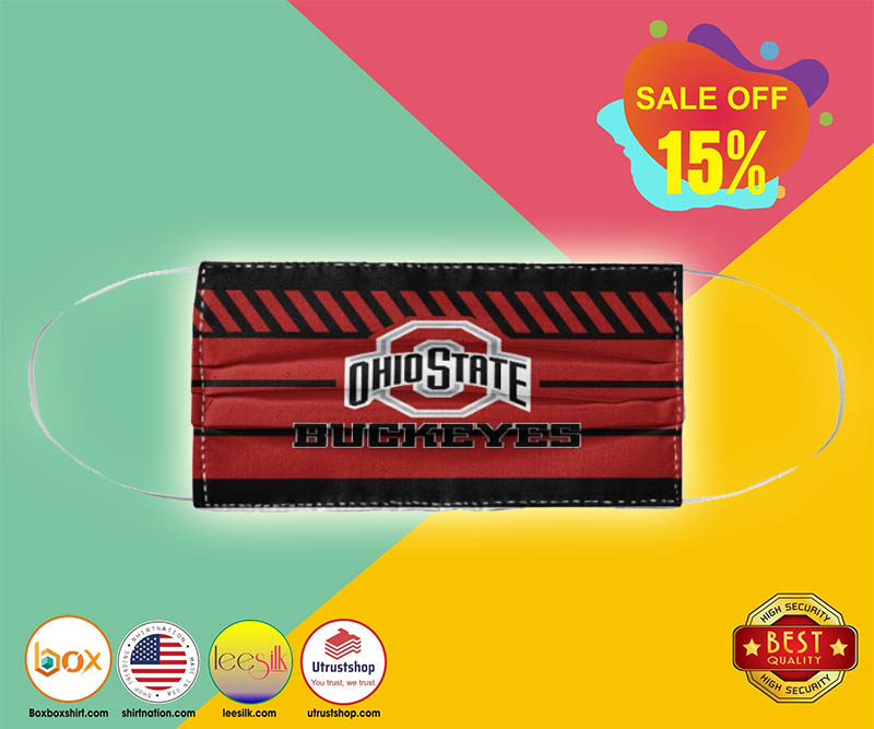 Ohio State Buckeyes face mask