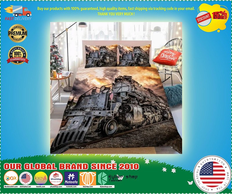 Old railroad bedding set 4