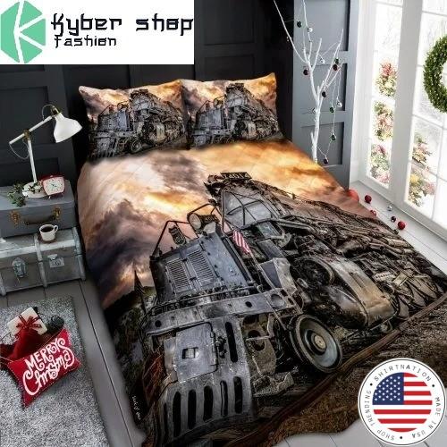 Old railroad bedding set 5