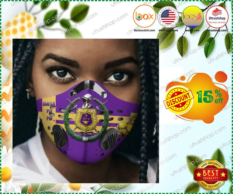 Omega Psi Phi face mask