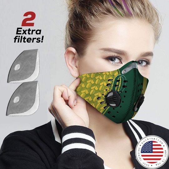 Oregon Ducks football face mask