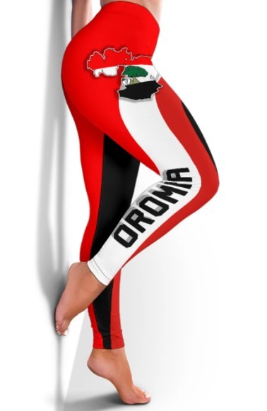Oromia flag maps 3D hoodie