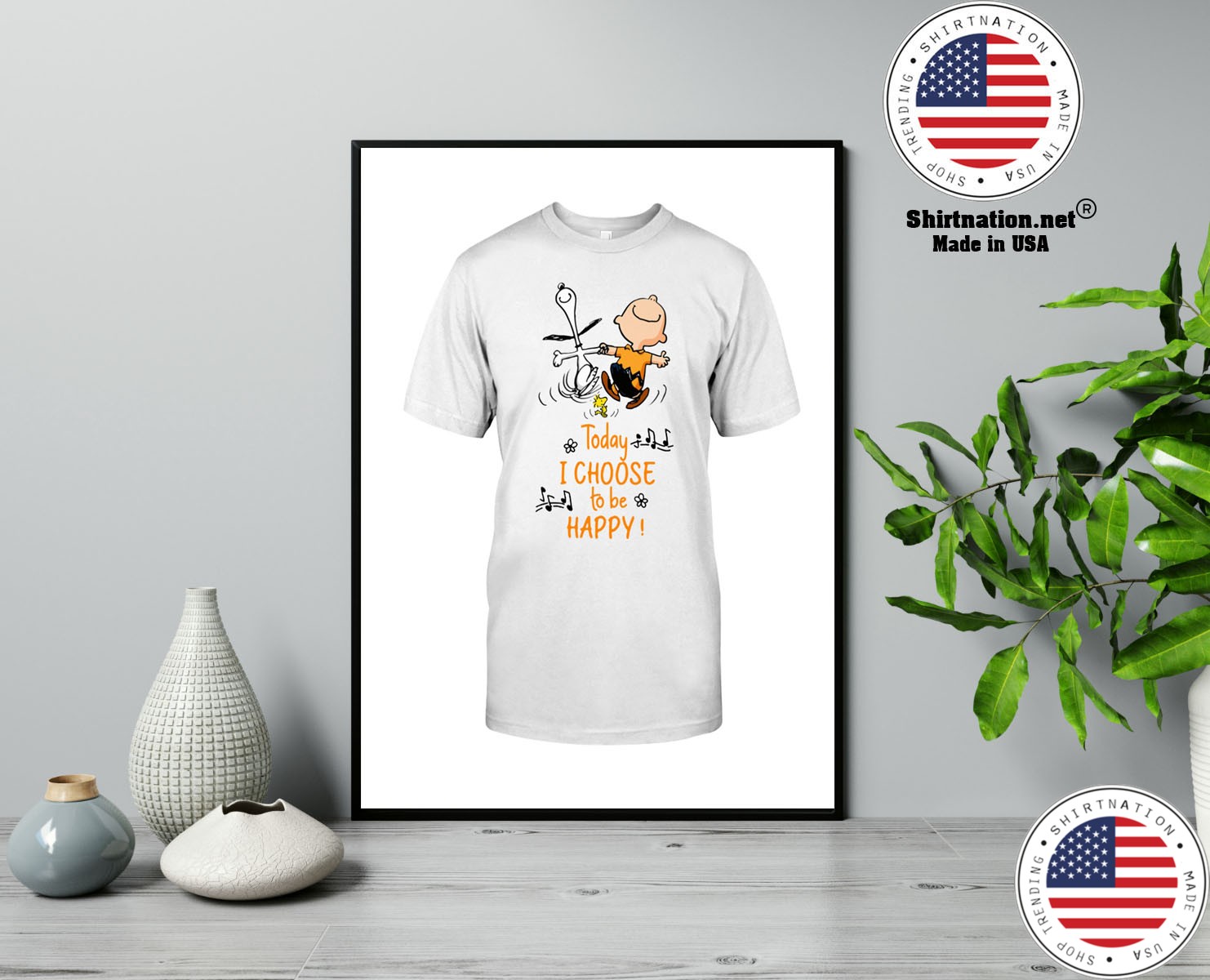 Peanuts Snoopy today i choose to be happy shirt 13