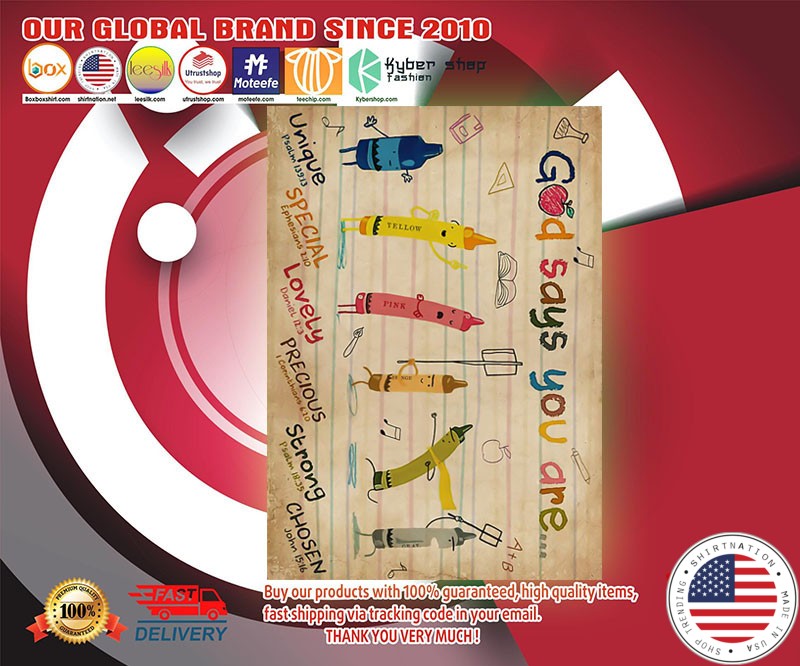 Pencil God say you are poster
