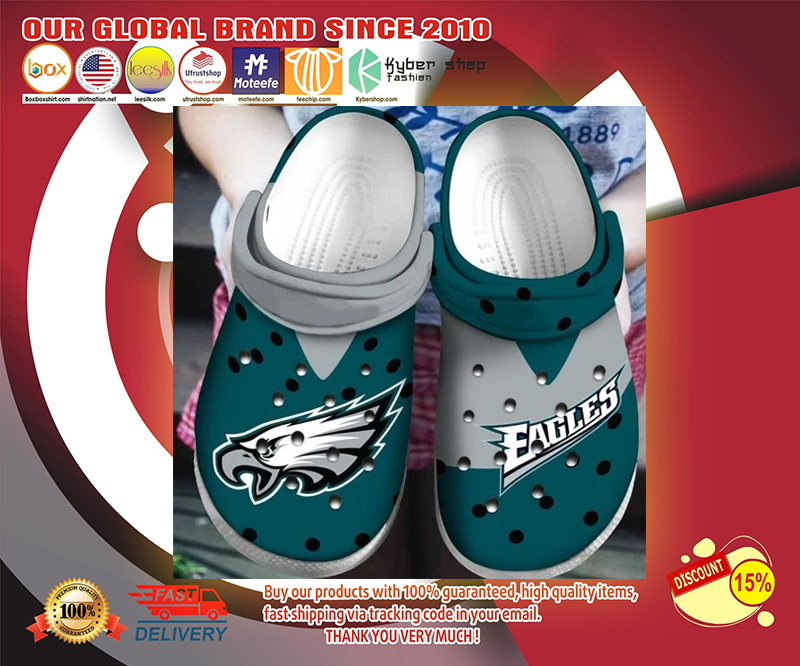 Philadelphia Eagles crocs shoes