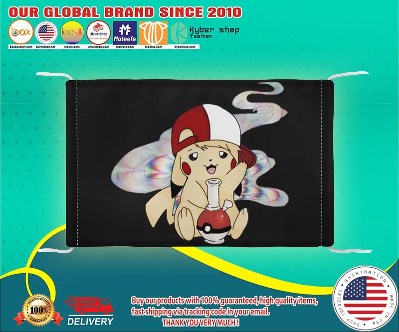 Pikachu pokemon face mask