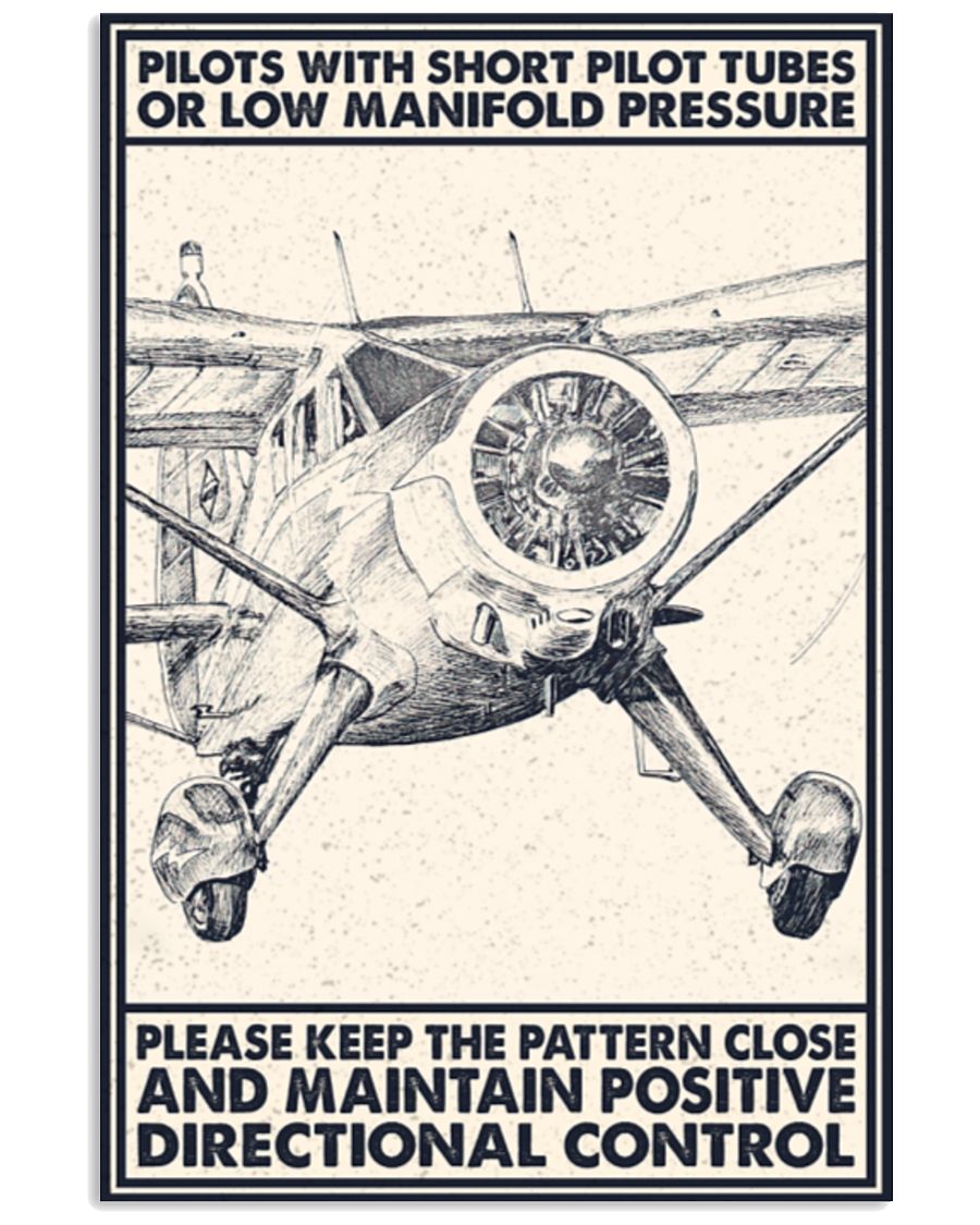 Pilots with short pilot tubes or low manifold pressure poster