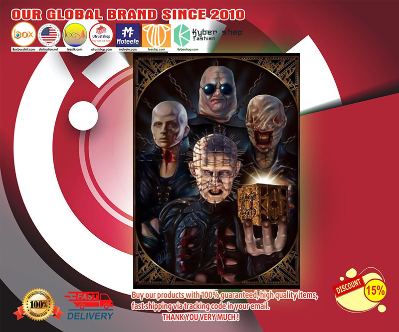 Pinhead cenobite Clive Barker poster