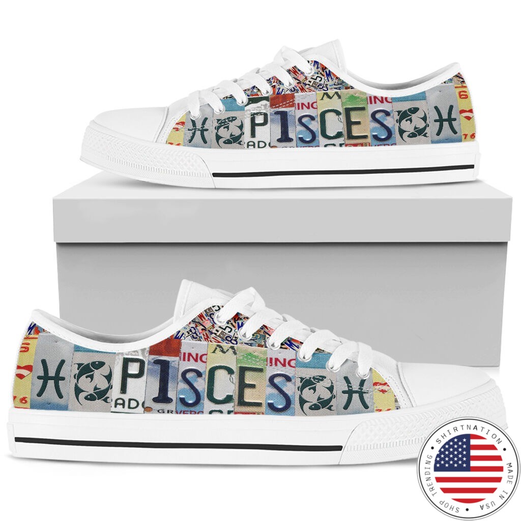 Pisces low top shoes