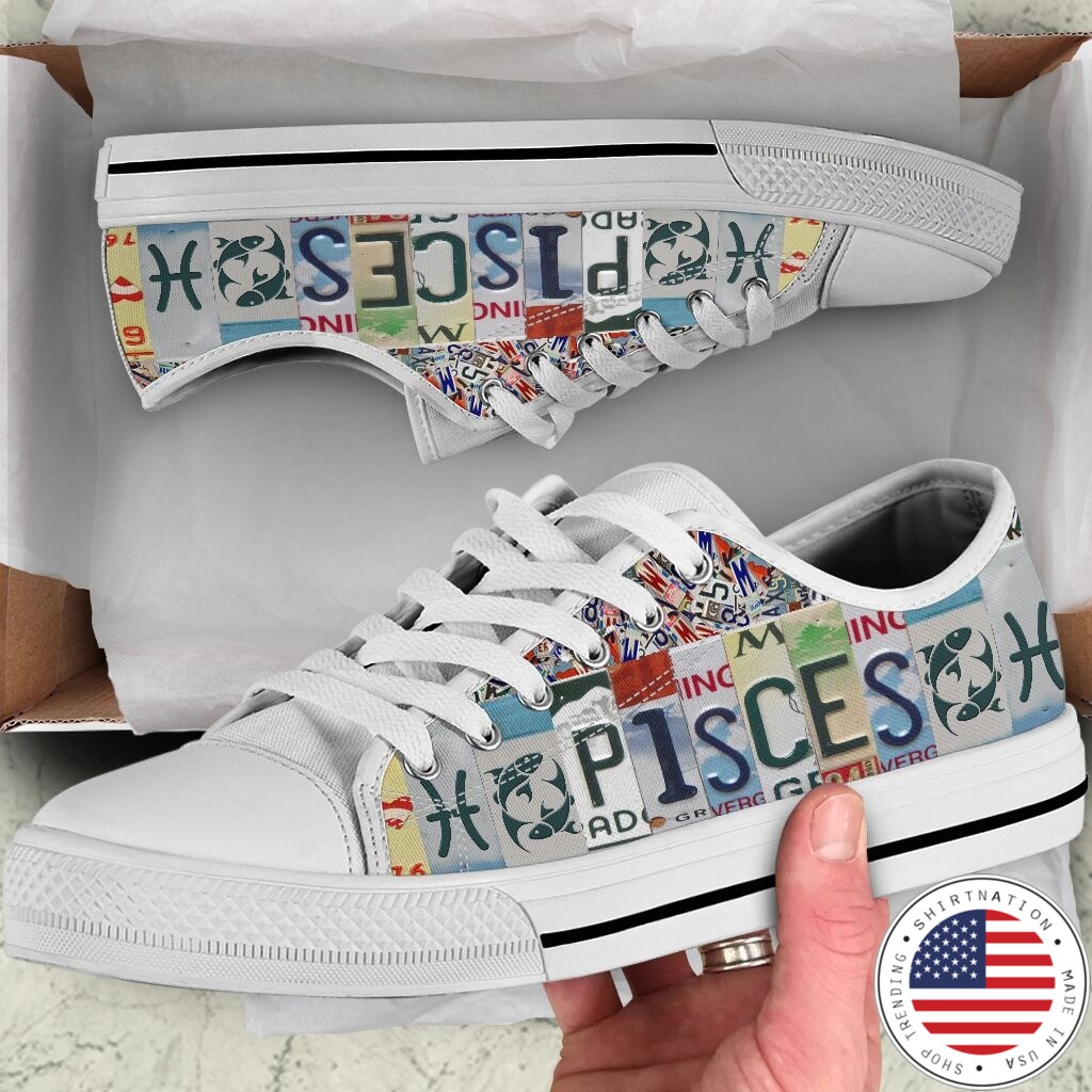 Pisces low top shoes