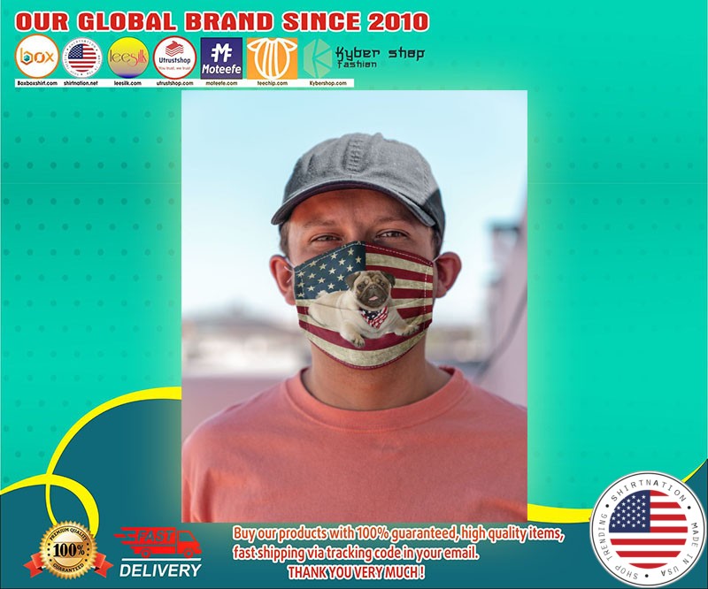 Pitbull american face mask