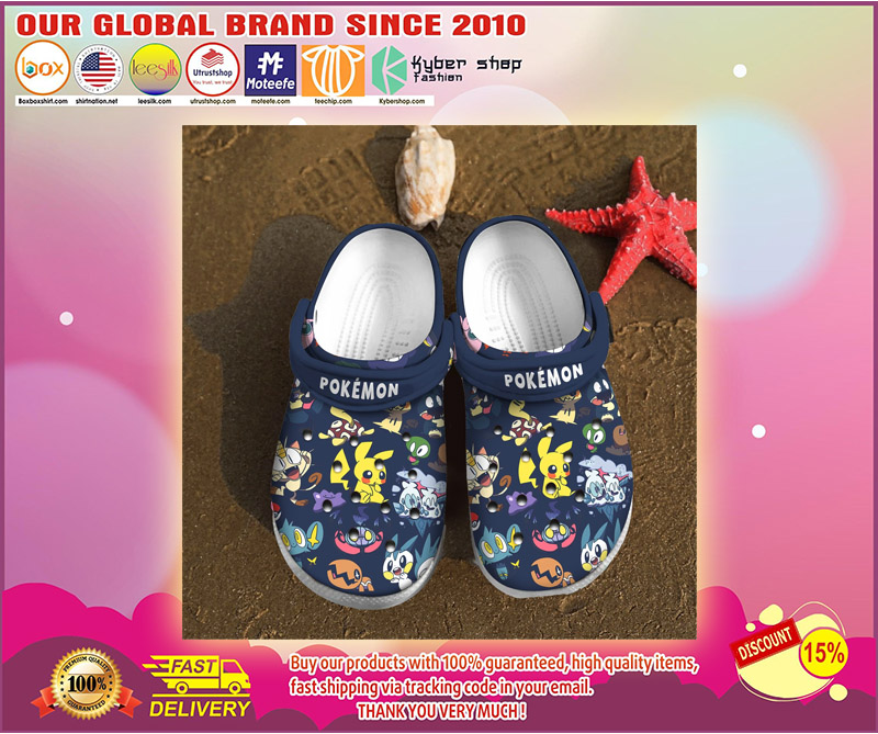 Pokemon crocs clog shoes