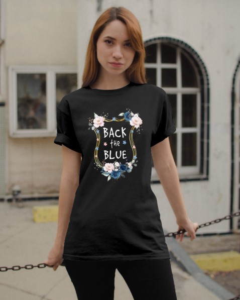 Police back the blue shirt