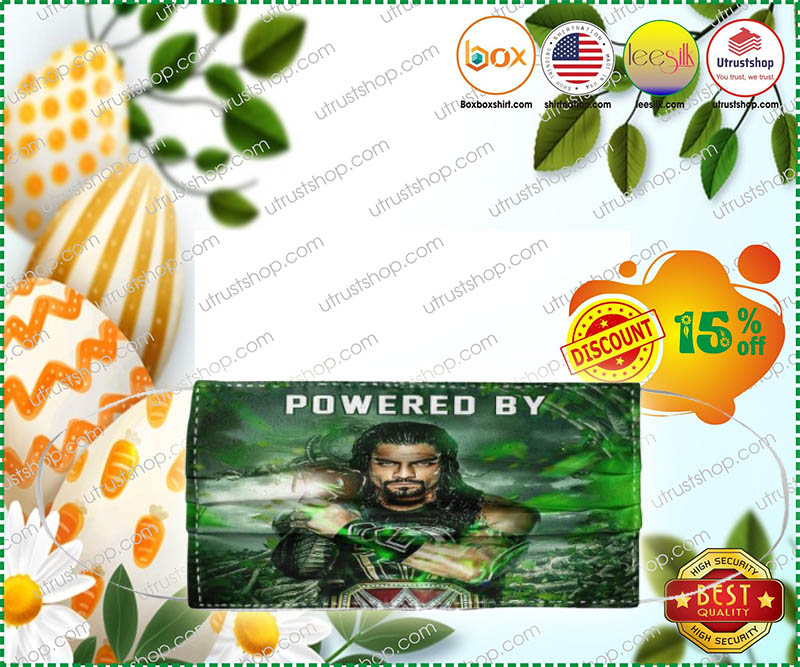 Powered by Roman Reigns face mask