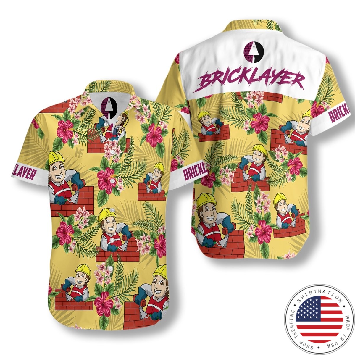 Proud Bricklayer Hawaiian Shirt