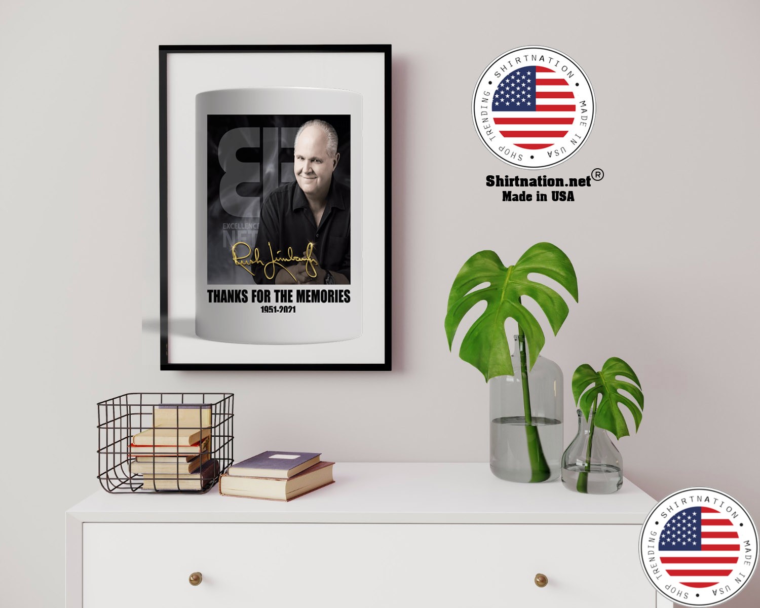 RIP Rush Limbaugh thanks for the memories 1951 2021 mug 14