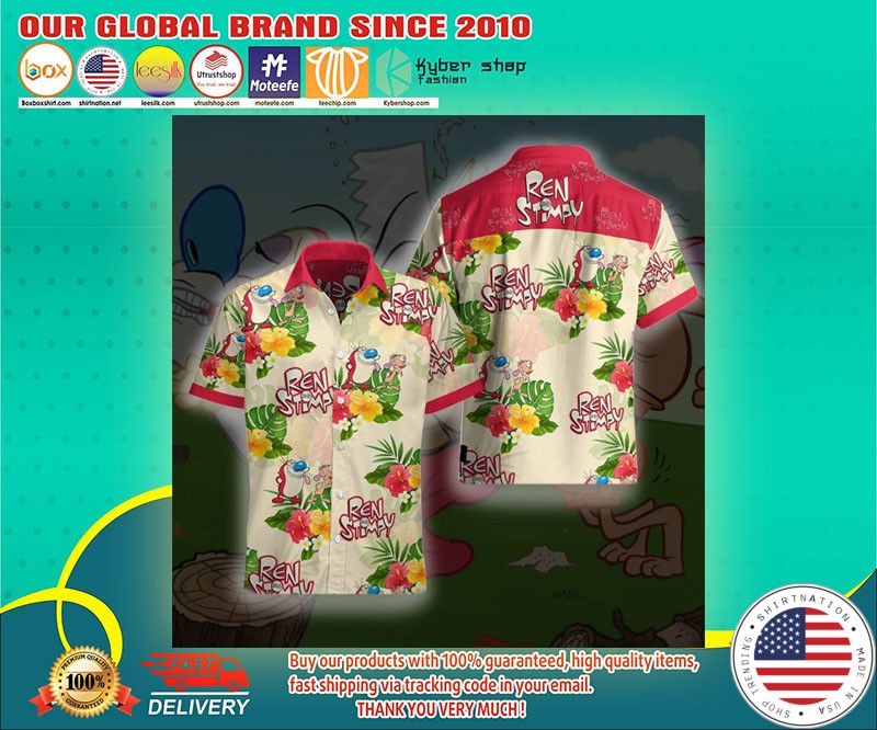 Ren and Stimpy Hawaii Shirt