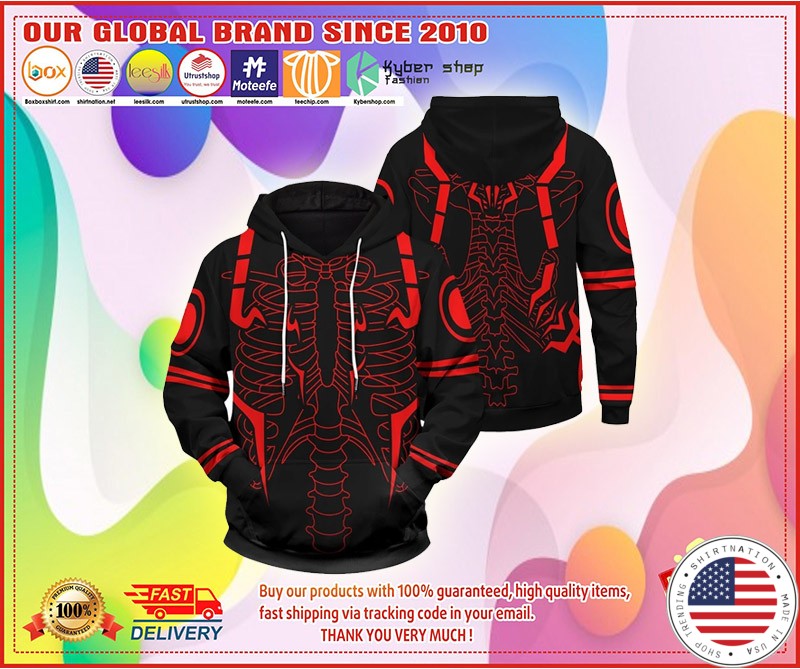 Rib Sukuna 3d over print hoodie 3