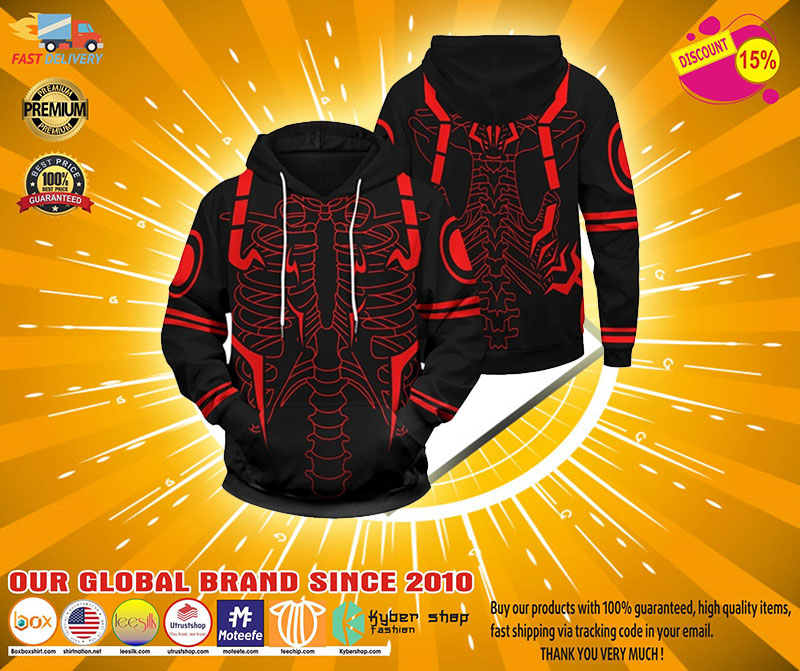 Rib sukuna 3D hoodie2